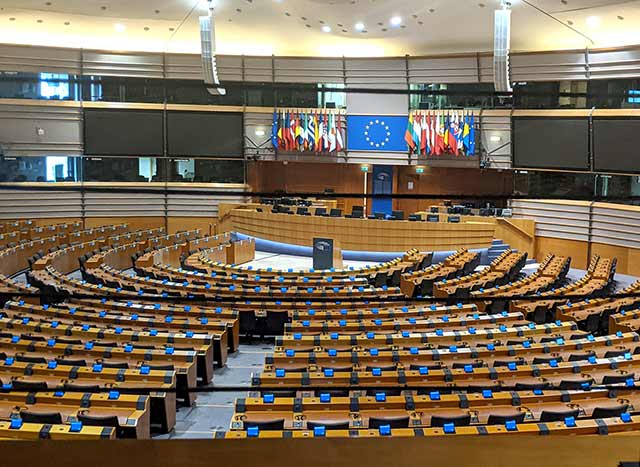 Glavna dvorana Evrospkega parlamenta
